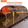 VEVOR Chain and Binder Kit, 3/8"-1/2" Ratchet Load Binders 9200