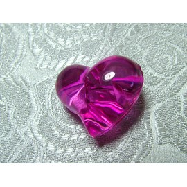 New 64pc Acrylic Fuschia Heart Accessory Wedding Table Favor Bridal Confetti