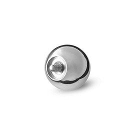 Scrap Metal 23 316L Surgical Steel Replacement Ball 00g 19mm Internal Bar 2 pcs