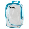 SEAC Full Face Mask Bag, Transparent Plastic Bag for Full