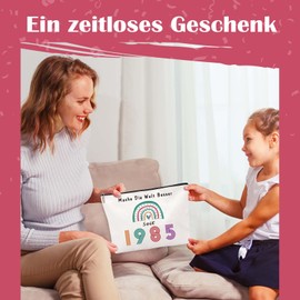 Birthday Woman, Gifts for 60 50 40 30 18 16 13 Birthday Woman Makeup Bag, 1985 03, 1985-03