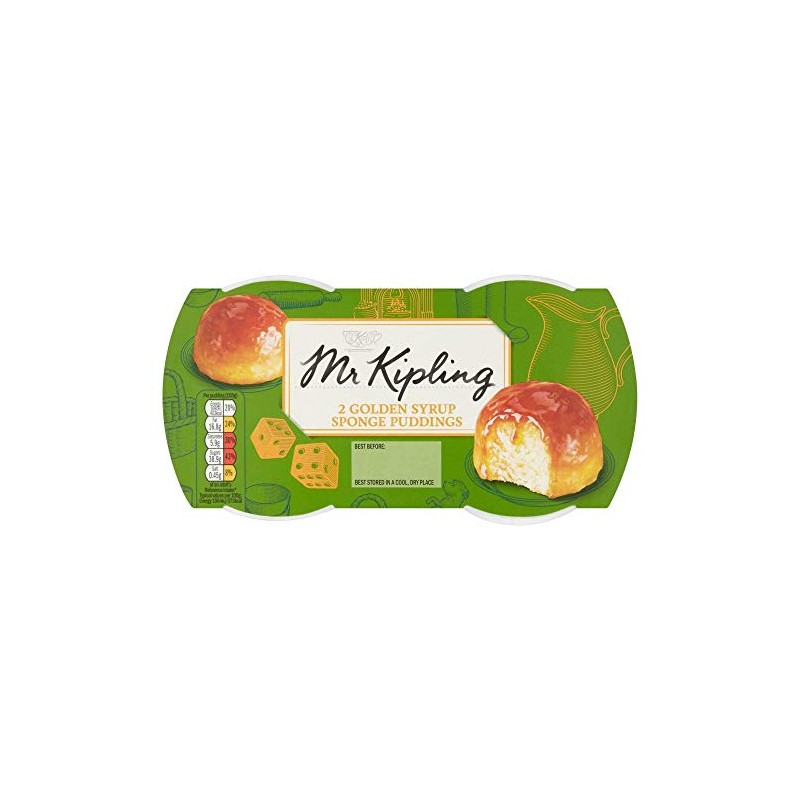 Mr Kipling Golden Syrup Sponge Puddings 3 X 2 Puddings