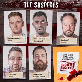 Unsolved Case Files Unsolved Case Files | Ashcroft, Harmony - Cold Case Murder Mystery Game - Can You Solve The Crime? Who Killed Harmony? For Ages 14 and up