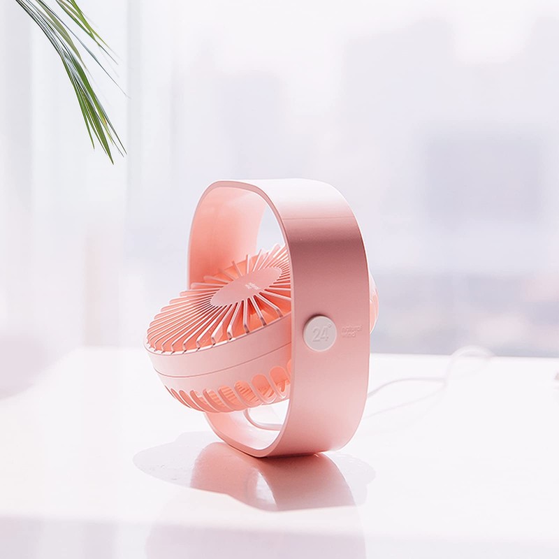 Simpeak USB Fan, Mini USB Table Fan, Small Fan Quiet,