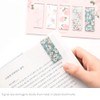 Monolike Magnetic Bookmarks Floral, Set of 5