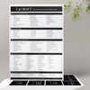 v2croft 144 Minimalist Laundry Room Labels Set, Water Resistant Stickers,