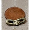 PAINTED METAL MASQUERADE MASK FOR MINIATURE DOLLHOUSE OR ROOMBOX