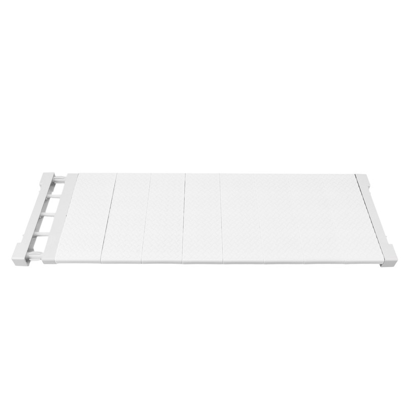 Tension Shelf Adjustable Closet Divider 24cm Width Storage Rack for