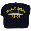 EC USS L.Y. Spear AS-36 Ship HAT - Navy Blue