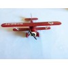 ERTL Texaco 14 No. 3 NC563Y Die-Cast Red Model Bi-Plane