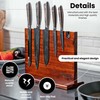 Tranquiluxe Magnetic Knife Block - Double Sided Magnetic Knife Holder,