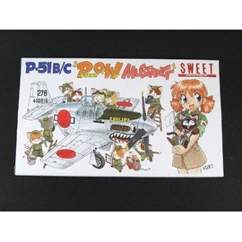 Sweet 14117 1/144 P-51B/C POW Prisoner Mustang Plastic Model Kit, Set of 2