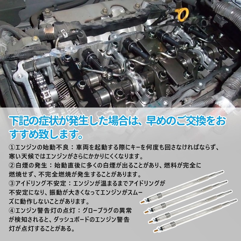 Glow Plug Caravan E25 for Nissan VWE25 VWME25 CWGE25 CWMGE25