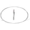 2 Meters Steel Brake Cable with 9pcs Repair Nipples Accessories