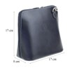 Girly Handbags Genuine Leather Rigid Cross Body Shoulder Bag Real