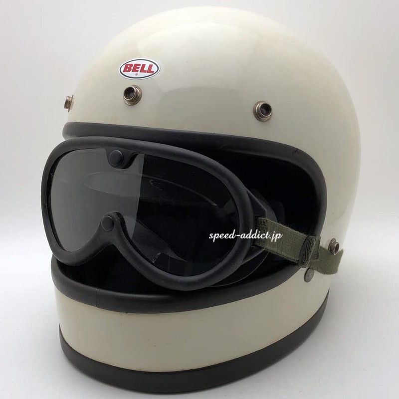 SPEED ADDICT 70's Vintage Military Goggles, Black