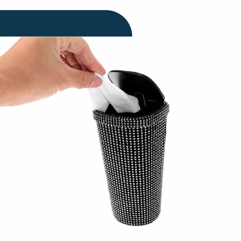 TUCKBOLD Auto Car Trash Can Durable Front Seats Trash Bin