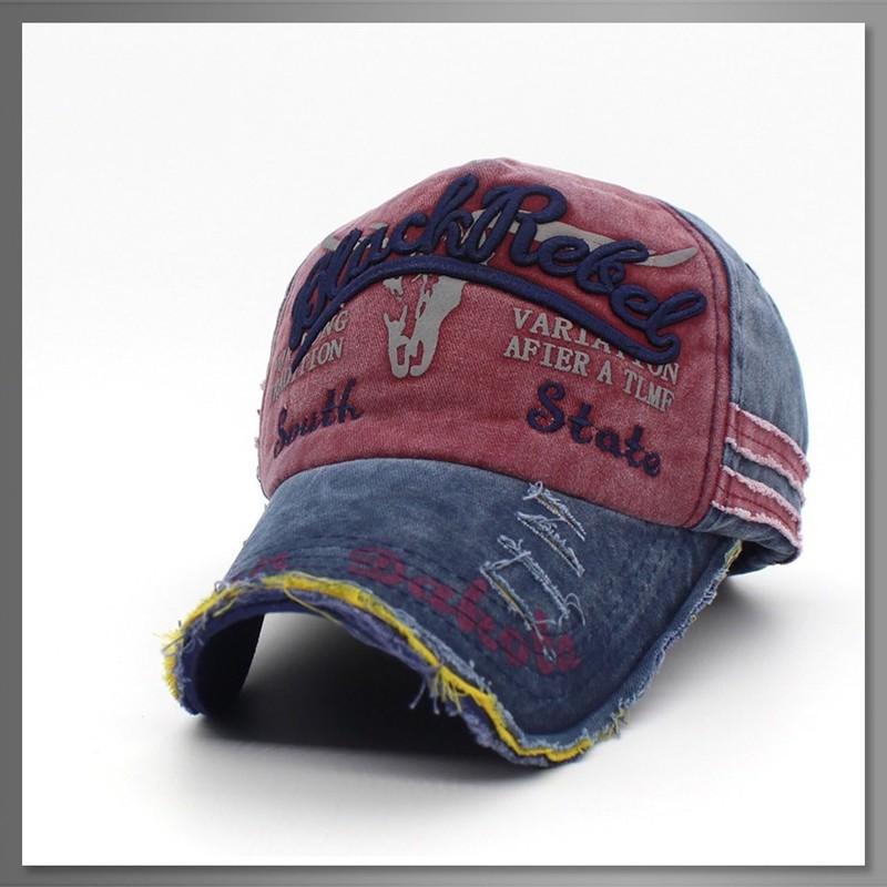 Buzz Select CAP276 Cap, Hat, Logo, Denim, Distressed Finish, Outdoors,