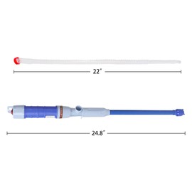 Portable Power Battery Pump, Battery Powered Electric Siphon Pump for Gasoline, Fuel Oil and Diesel, Siphon Liquid Extractor, Hand Fuel Pumps (Blue)
