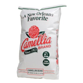 Camellia Brand Dry Cannellini Beans, 25 Pound Bag