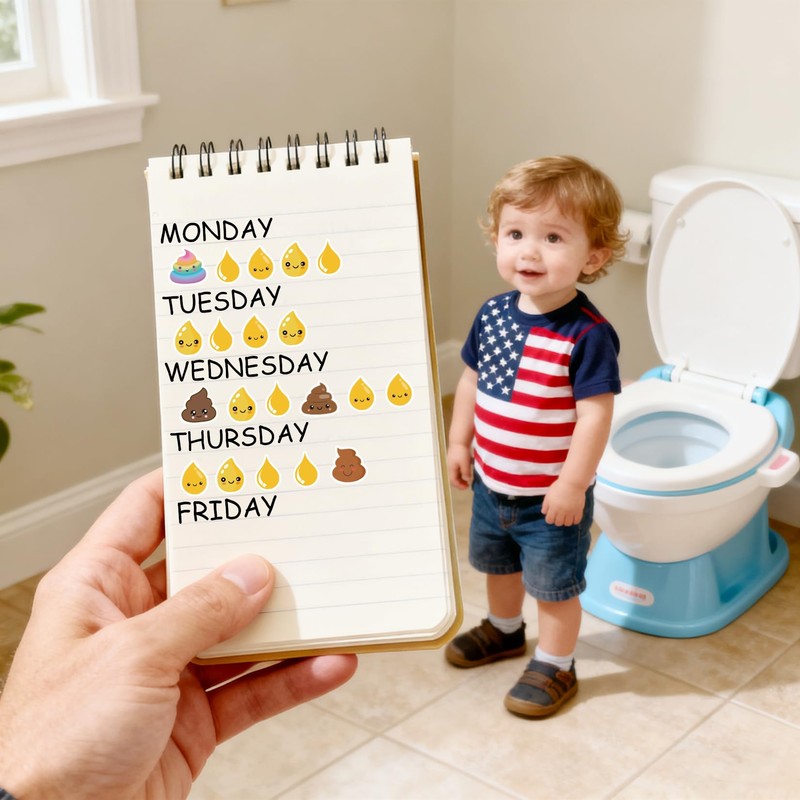 1150 Pieces Poop Pee Stickers for Potty Training, Poop Pee