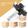 BINSTAK CNC Spoilboard Surfacing Router Bit 1/4 Inch Shank, Extra