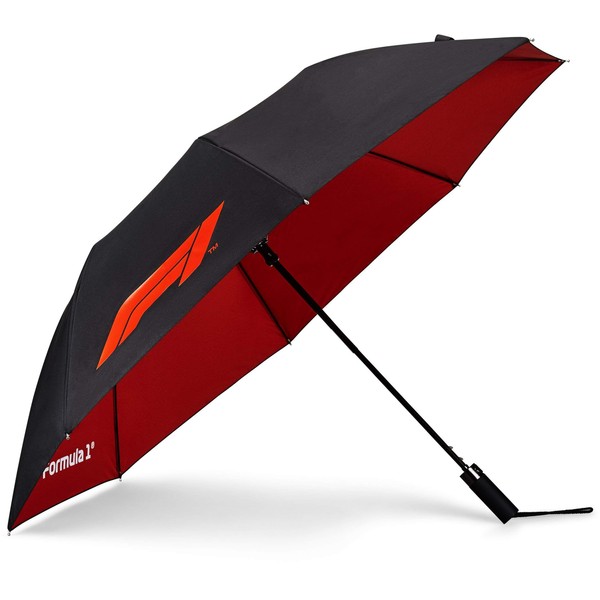 Fuel For Fans Unisex Formula 1 F1 Tech Collection Large Logo Umbrella, Black, One size (324901024100000)