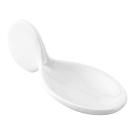 4 Inch Porcelain Tasting Spoons, 10 Fish Shape Porcelain Spoons - Microwave-Safe, Oven-Safe, White Porcelain White Tasting Spoons, Chip-Resistant, For Tastings Or Individual Portions - Restaurantware