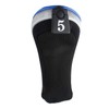 Andux 4pcs/Set Golf 460cc Driver Fairway Wood Club Head Covers