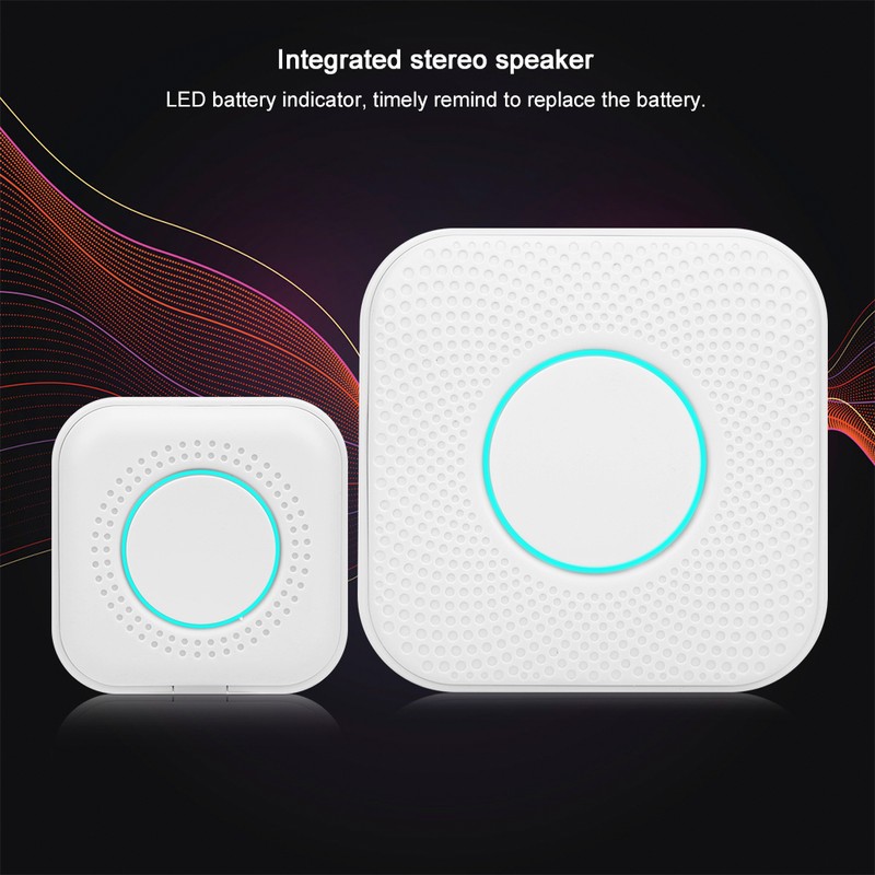 Wireless Smart Music Doorbell Home Door Chime Long Distance Remote