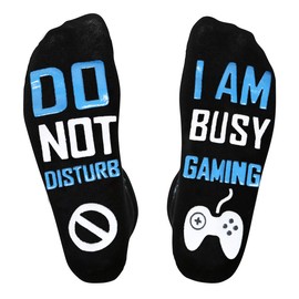 Funny Gaming Socks Stocking Stuffers for Teens Adults Men-Novelty Gamer Christmas Gifts for Kids Boys Teenage Sons Dad Women