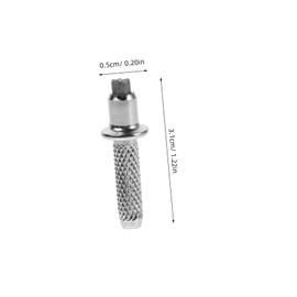 Kisangel 5sets Trekking Walking Cane Foot Durable Metal Cane Tips for Hiking Poles 8pcs*5