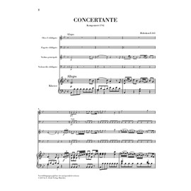 Haydn: Concertante Hob. I:105 - piano reduction (oboe, bassoon, violin, cello and orchestra) - Henle - (HN 154)