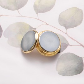 RunootPR Magnetic Tie Clip for Men Gold Bee Shell Tie Bar Clip Fashion Wedding Jewelry Gift