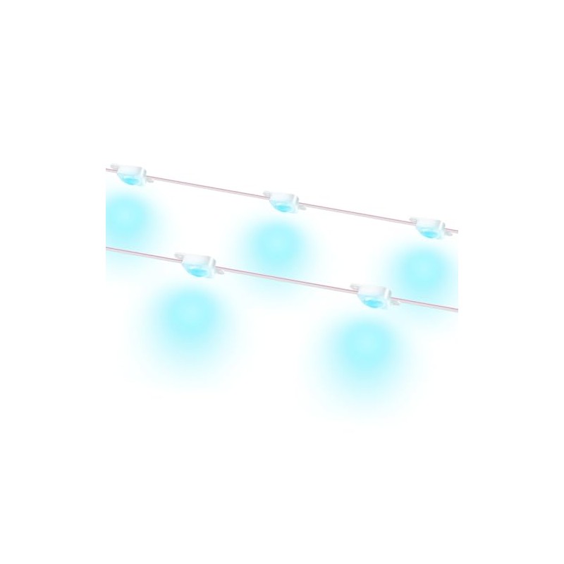 lemonlovely RGB Permanent Outdoor Light Strip 50ft with 25 LED