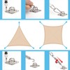 AMANKA Heavy Duty Mounting for Square Awning - Stainless Steel