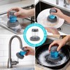 Comfort Grip Soap Dispensing Kitchen Scrub, 2026 Soap Dispenser Cleaning,
