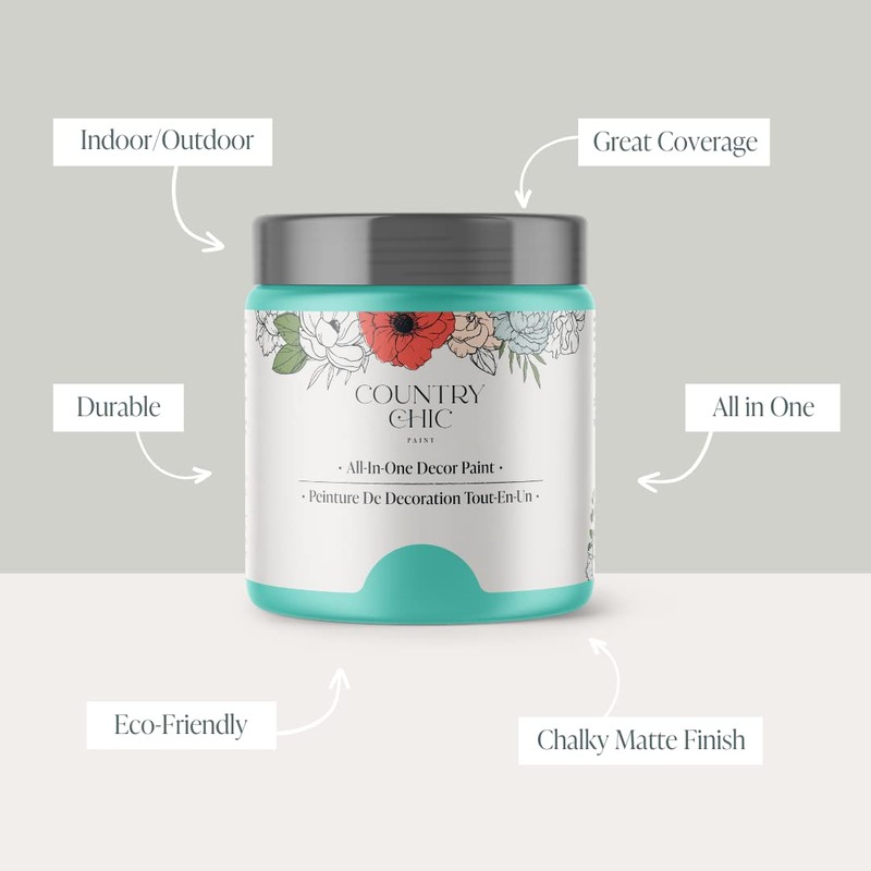 Country Chic All-in-One Chalk Paint for Furniture, Cabinets, Home Decor,