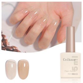 Coikaze Gel Nail Color Gel, Transparent Transparency, Sheer Color Gel, Single Color, Large Capacity, 0.5 fl oz (15 ml), UV/LED Compatible, For Beginners & Professionals, Color Gel, Single Item, 05