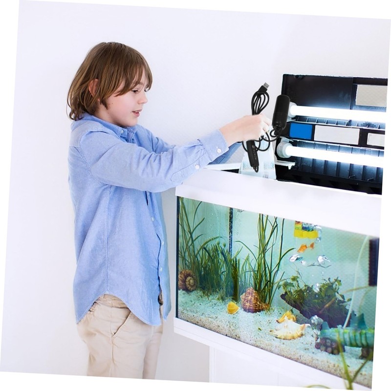 Hohopeti Tank Oxygen Pump Mini Air Pump for Aquarium Quiet