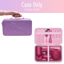 L LTGEM - Funda para secador de pelo compatible con Dyson Supersonic, Cosy Companions, Alloom, ANNE BETTY, Slopehill fundas para secador de pelo, fundas de almacenamiento para secador de pelo, color