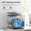 Countertop Portable Ice Maker Machine with Handle, 9 Bullet-Shaped Ice