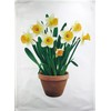 Half a Donkey Pot of Spring Daffodils large cotton tea