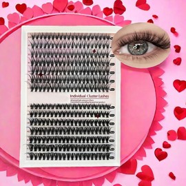 Kit de extensión de pestesponesponesponlaca gruesa grupo de pestmink 9-16mm CC Curl pestindividuales Kit DIY extensión de pestracifluffy with Lash Tweezers (30D+40D,280Pcs)