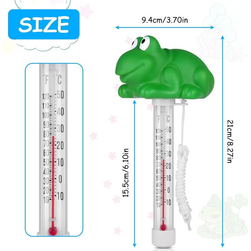 OFFCUP Floating Pool Thermometer, Floating Water Thermometer, Water Temperature Thermometer