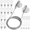 Doryum Stainless Steel Clothesline, 3 Meters Curtain Wire Rod with