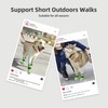 PUPTECK 2 Pairs Anti-Slip Dog Socks Paws Stop Licking, Walking