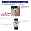 E TRUEE Golf Ball Marker with Golf Stroke Counter Bracelet,