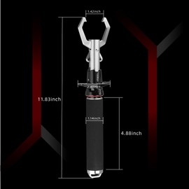 GOMEXUS Quick-Release Fishing Gripper Heavy-Duty 316 Stainless Steel 360° Rotating Jaw Safe Control for Inshore Fishing