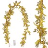 DR.DUDU 2 Pcs 6 FT Gold Berry Christmas Garlands, 20